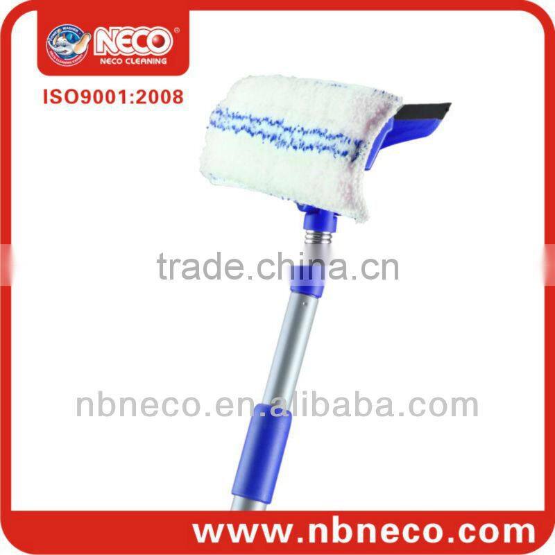 magnetic window cleaner with microfiber.