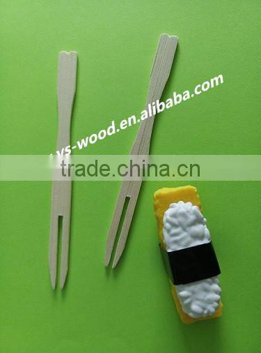 Bamboo fruit fork