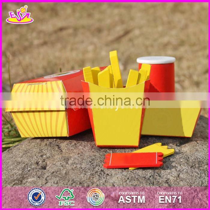 2017 New design toddlers pretend toys wooden play food W10B186