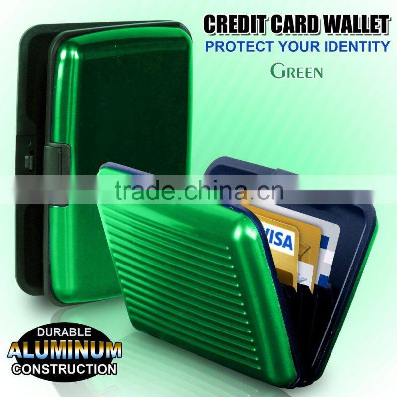 New as seen on tv aluminum credit card holder wallet