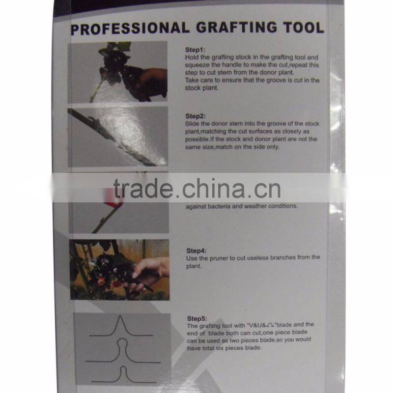 Grafting machine Garden Tools with 2 Blades Tree Grafting Tools Secateurs Scisso