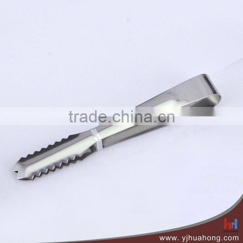 High quality stainless steel ice tongs,food tongs HT-SS24