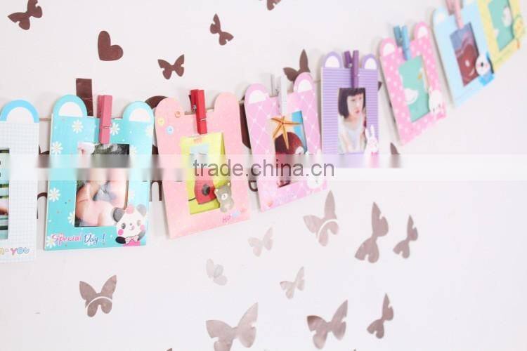 10pcs/set 3Inches Fancy Wall Hanging Baby Photo Picture Frame