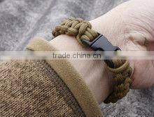 Military Camo Wholesale Survival bracelet pattern newest military bracelets