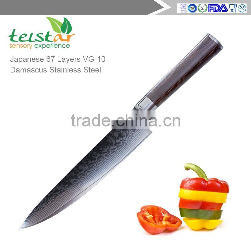 VG10 8 Inch Chef Knife High Carbon Damascus Kitchen Knives