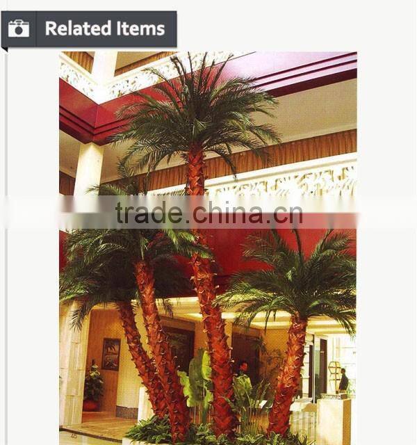 Anti-UV new design decorative iron tree artificial date palm tree trunk