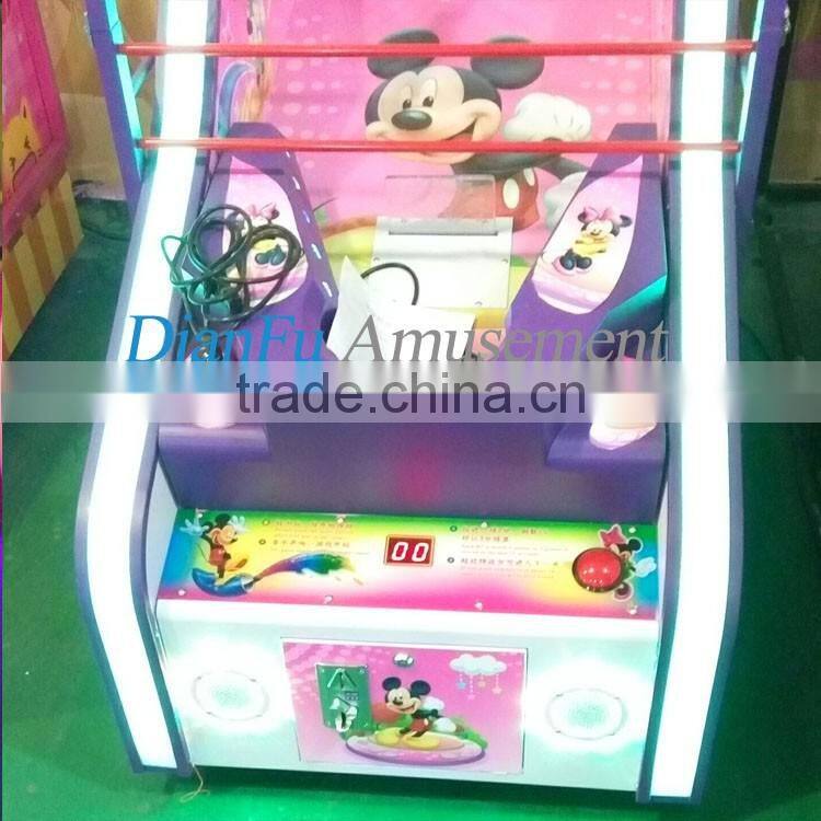 2016 Hot sale cute basketball arcade game machine kids basketball machine
