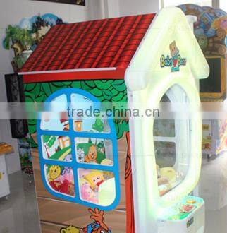 2017 Guangzhou DianFu Baby bear kids vending machine mini claw toy claw machine for sale