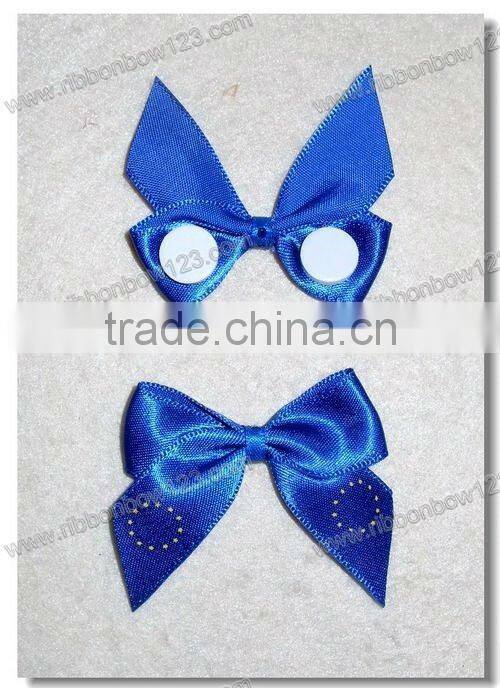 gift decorative bow with a small artificial flower