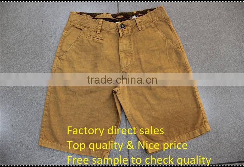 Whosales cotton men's cargo shorts for carsual style
