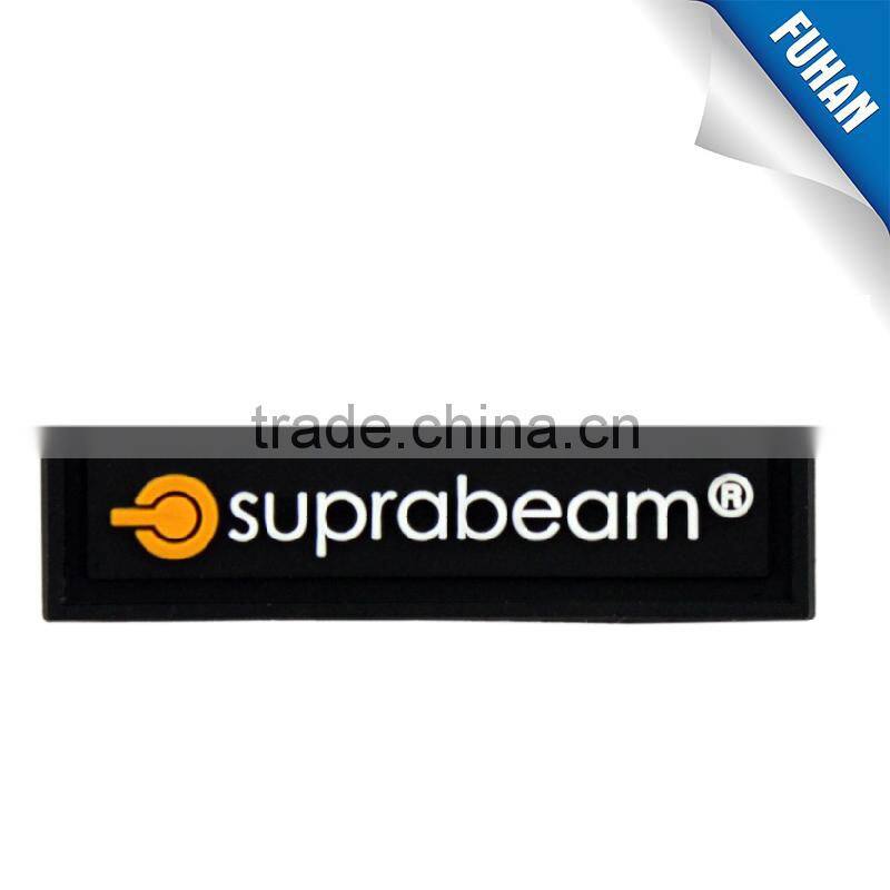 High quality customized fashional silicon logo labels design