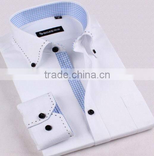 Classic slim fit formal shirts for man office shirts cotton shirts for man MOQ 5PCS