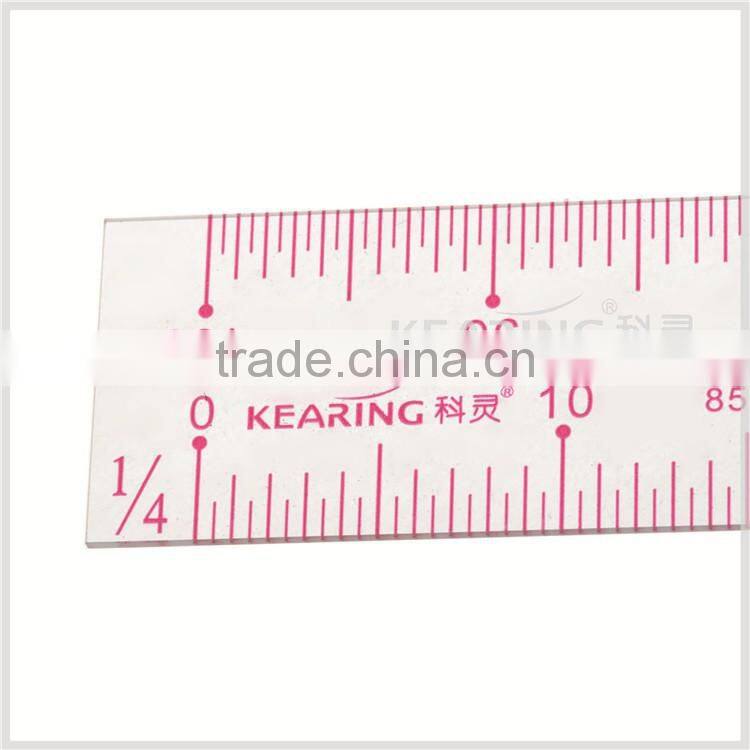 Kearing brand 1/4&1/5 plastic sandwich line scale ruler for fashion design #8502