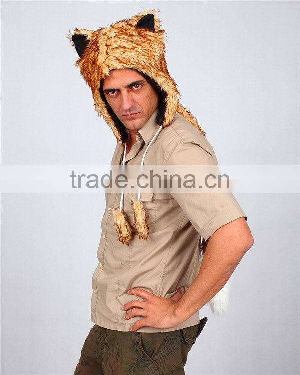 Top quality new products magic show baby winter animal hood hat