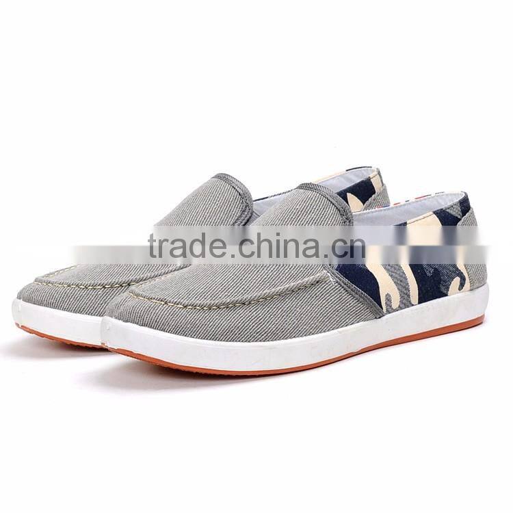 2017 New arrival canvas shoes men casual china shoe factory