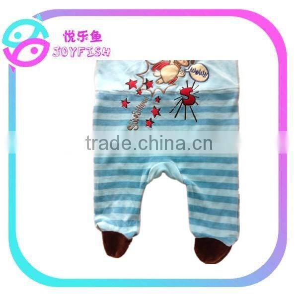 Velour cartoons baby romper