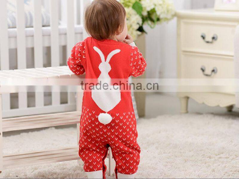 latets toddler infant baby one piece winter knitted playsuit romper