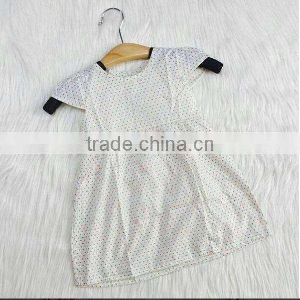 Wholesale Summer Kid Clothing Little Girl Cotton Polka Dot Dress Gilrs Casual Party Dresses