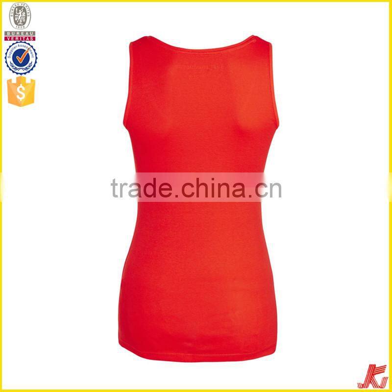 customize 95% cotton and 5% spandex womens tank tops