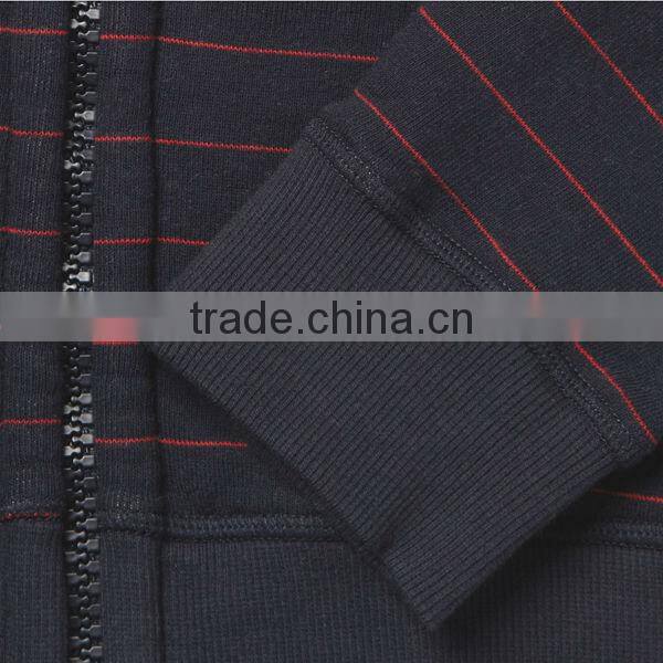 strip cotton hoodies jersey sweatshirt for men