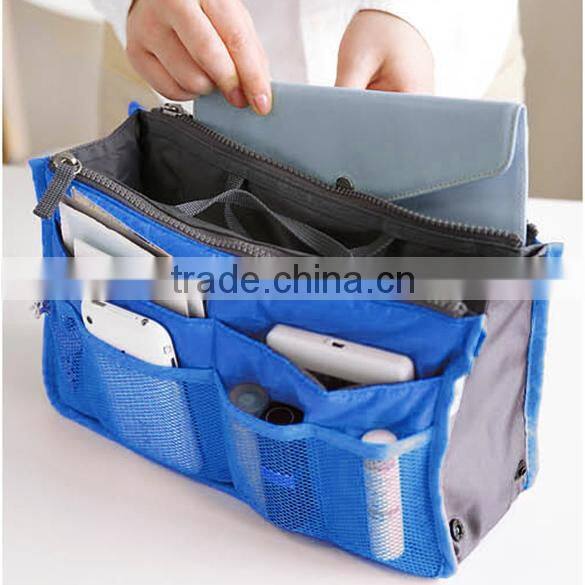 New Women Travel Insert Handbag Organiser Purse Large liner Organizer Tidy Bag Pouch 7907#