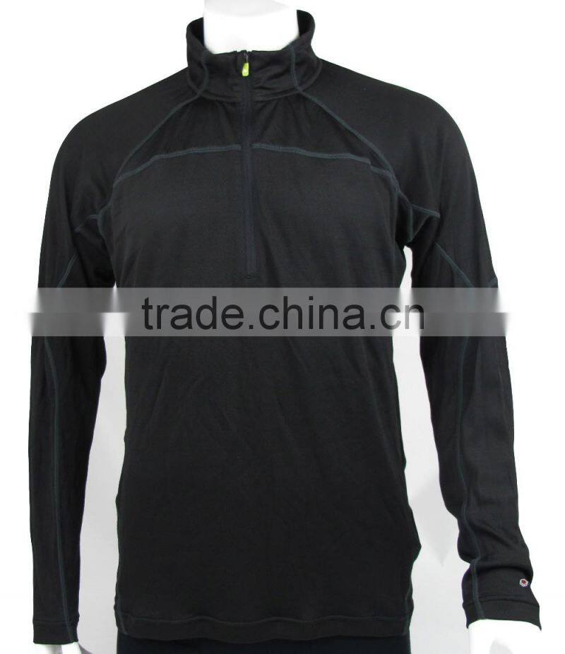 2017 Men's merino wool long sleeve thermal T shirt