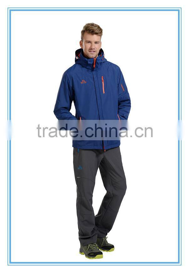 3 in 1 OEM/ODM Fashion Design Waterproof And Windproof Outdoor Jackets For Mens