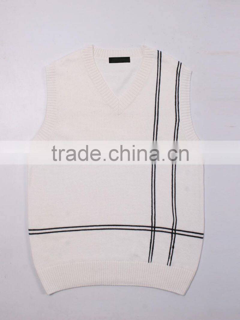 Man Fashion Latest Design Winter Sweater Vest 2015