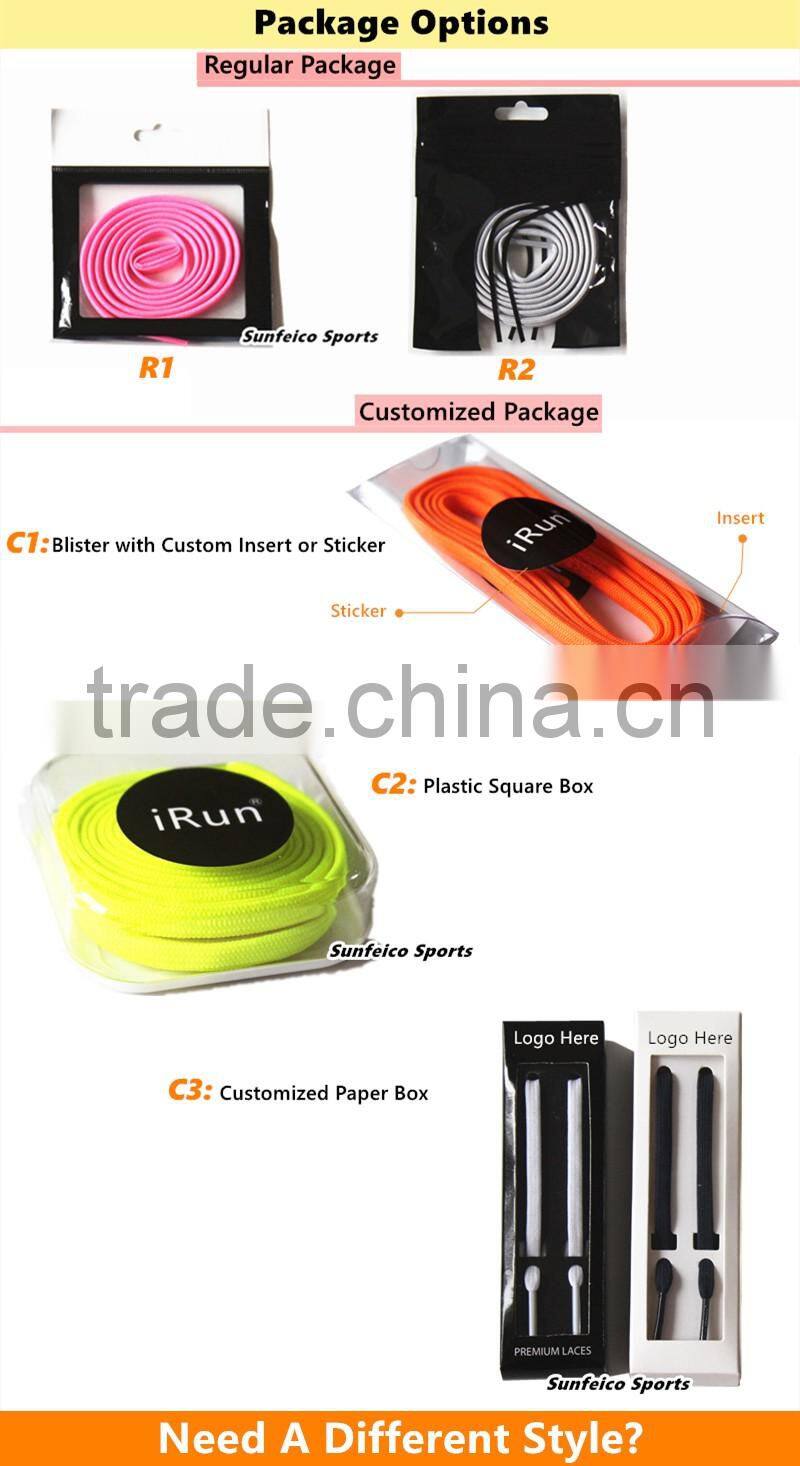 Premium 6mm Durable Plain Flat Tubular Sneaker Shoelace for Ultra Boost and More - Accept Custom