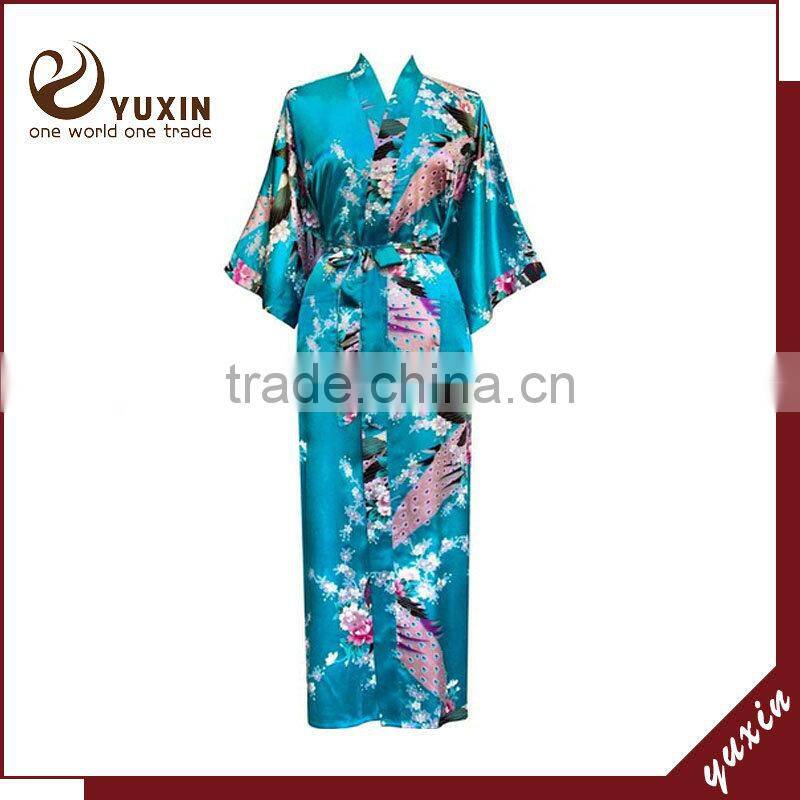 Silk pajamas Stock Woman Sleepwear / Kimono Bathrobe SL011