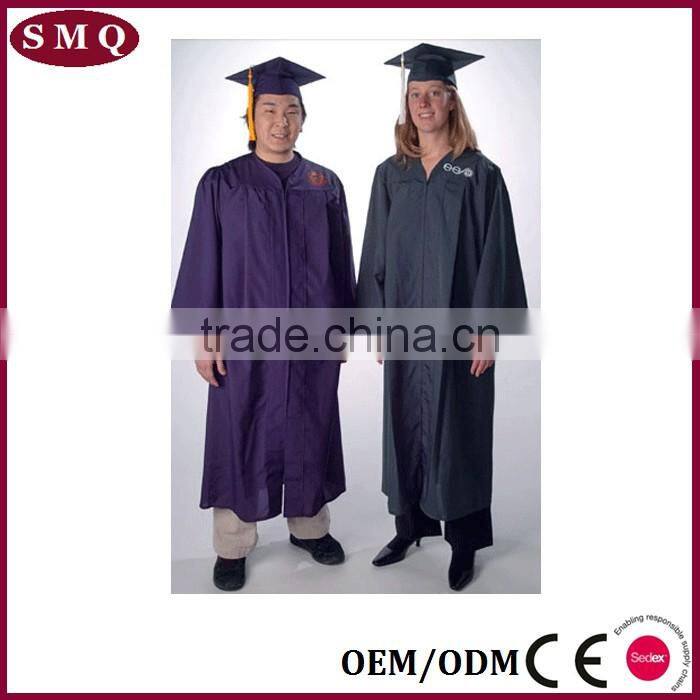 Hot sale academic regalia graduation cap and gown