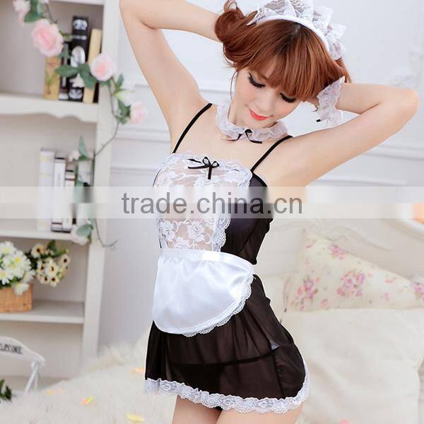 2015 sexy japanese maid costume