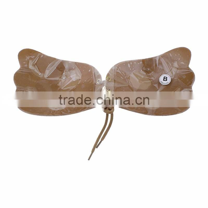 hot sales boutique adhesive push up seamless strapless invisible bra for ladies