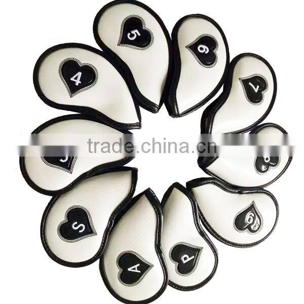 OEM Fashion star PU golf iron headcover set