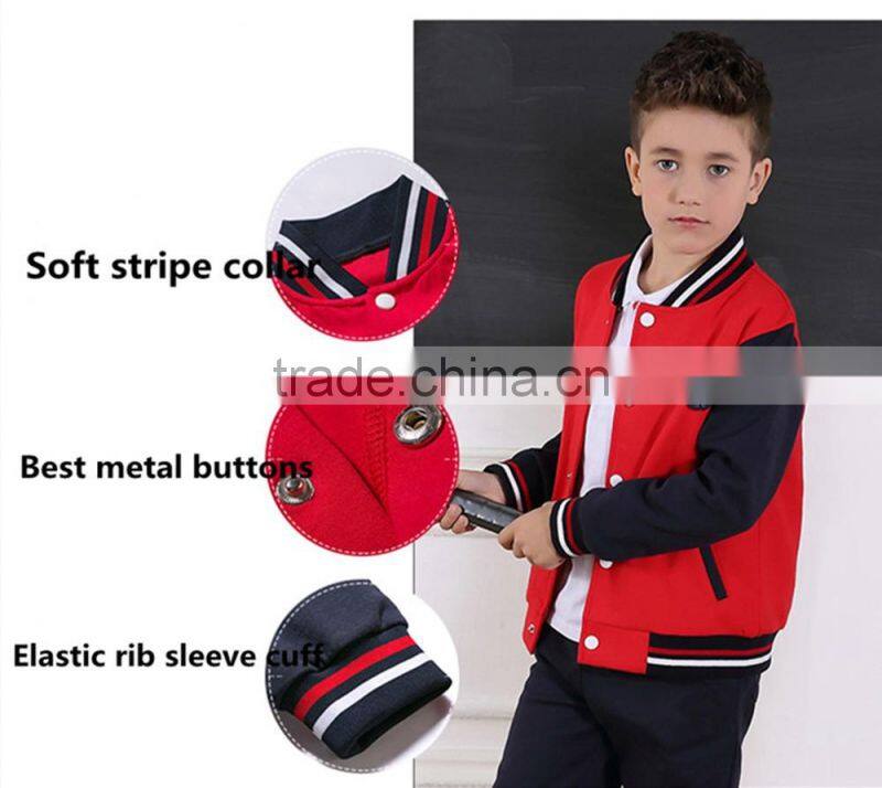 New design track suit for boys and girls ,school kids track suit