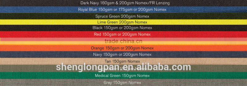 NOMEX aramid cotton blended flame retardant fabric for clothing