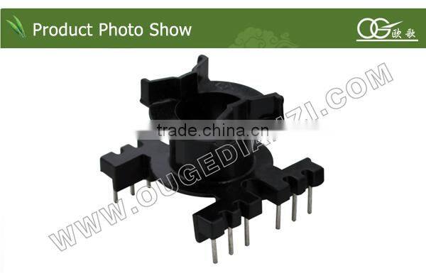 PQ2620 power transformer bobbin,vertical,pin6+6