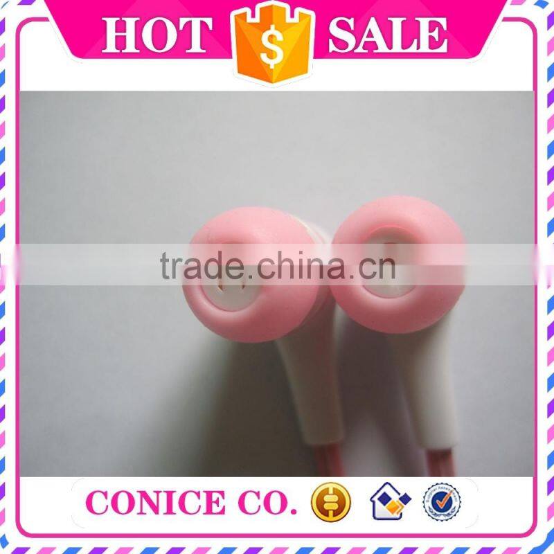 best selling flat cable earbuds magic sound stereo in-ear earphone with mic