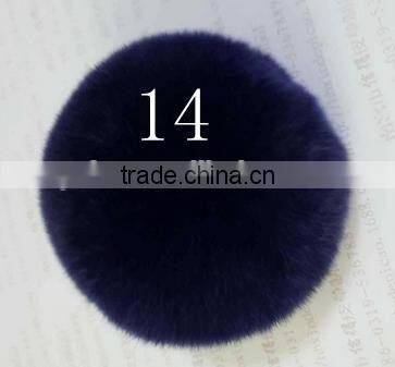 YR638 Cheap Real Fur Pom/Genuine Rex Rabbit Fur Pom pom/Cute Fur Accesory