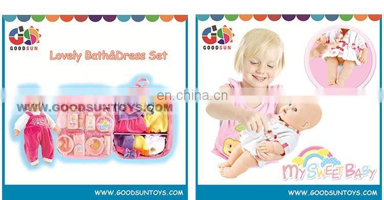 Newest baby toy 14 inch laugh cry fashion doll toy for children