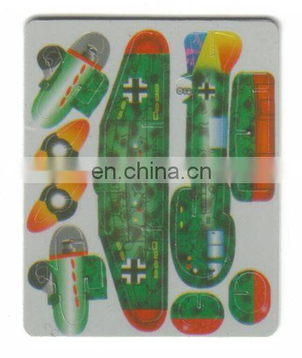 3d airplane puzzle diy toy