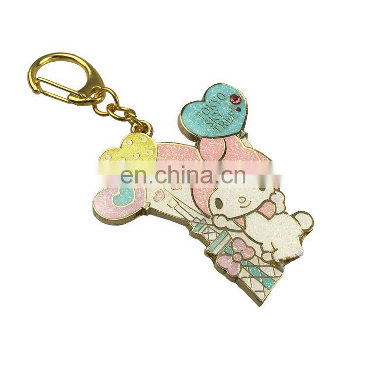 Promotional Gifts Cheap Custom Cartoon Cute Keychains For Kids
