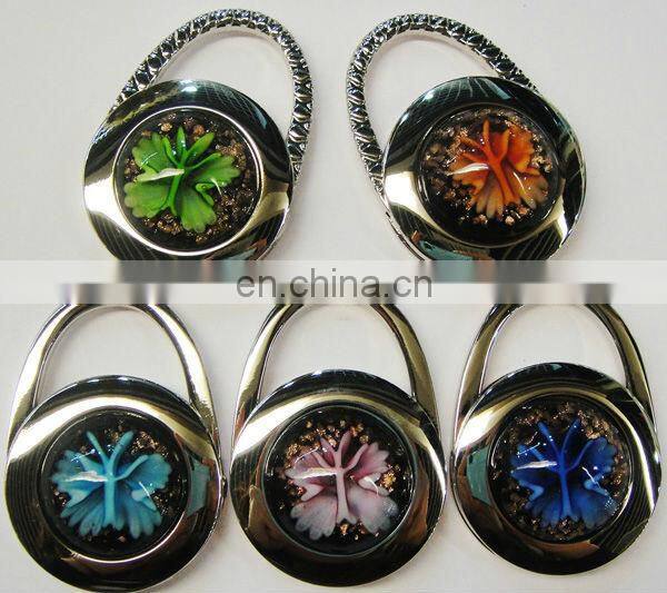 Promotional bag accessory with handbag shape foldable bag hanger