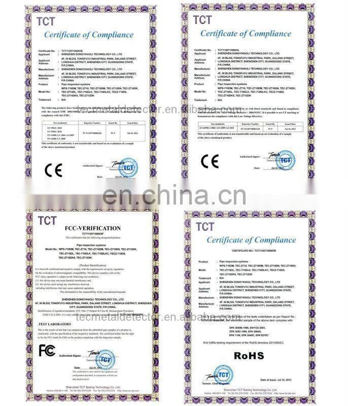 30M Cable Waterproof Water Pipe Inspection Camera with 7" Portable Monitor TEC710M-SCJ