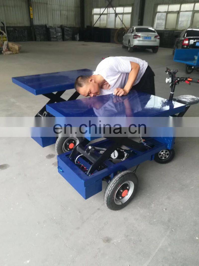 Small electric trolley/ Electric plate transporter /Garden Storage Cart