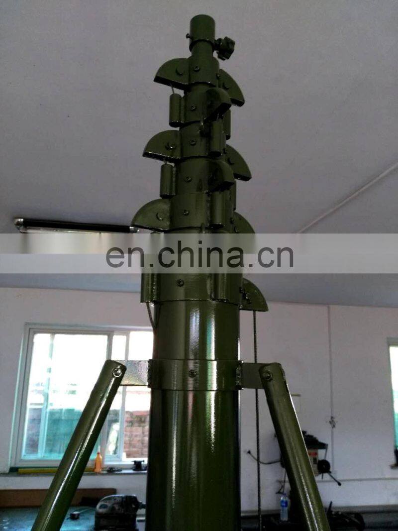 10m extended high antenna mast motorized