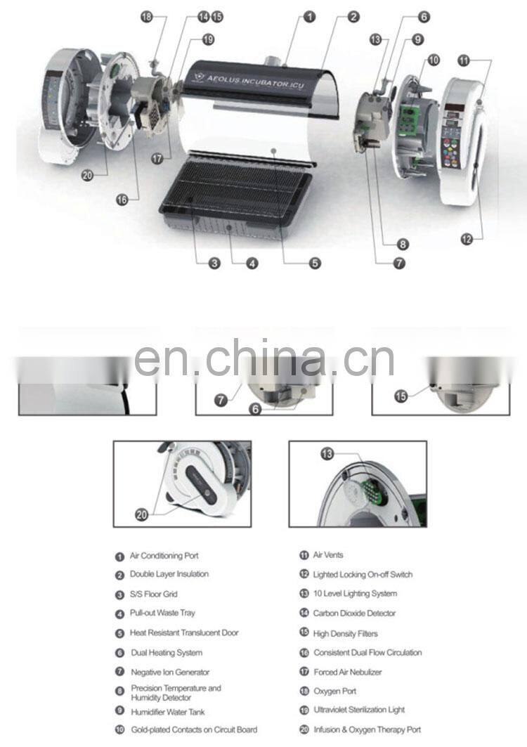 Accurate temperature & humidity control veterinary equipments pet incubators for sale