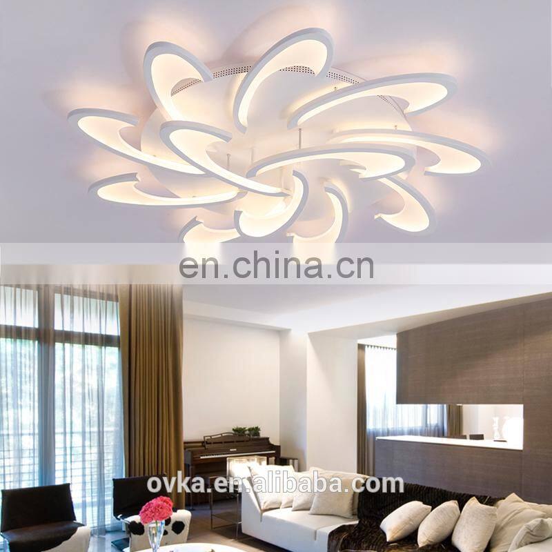 Creative acrylic living room led ceiling light