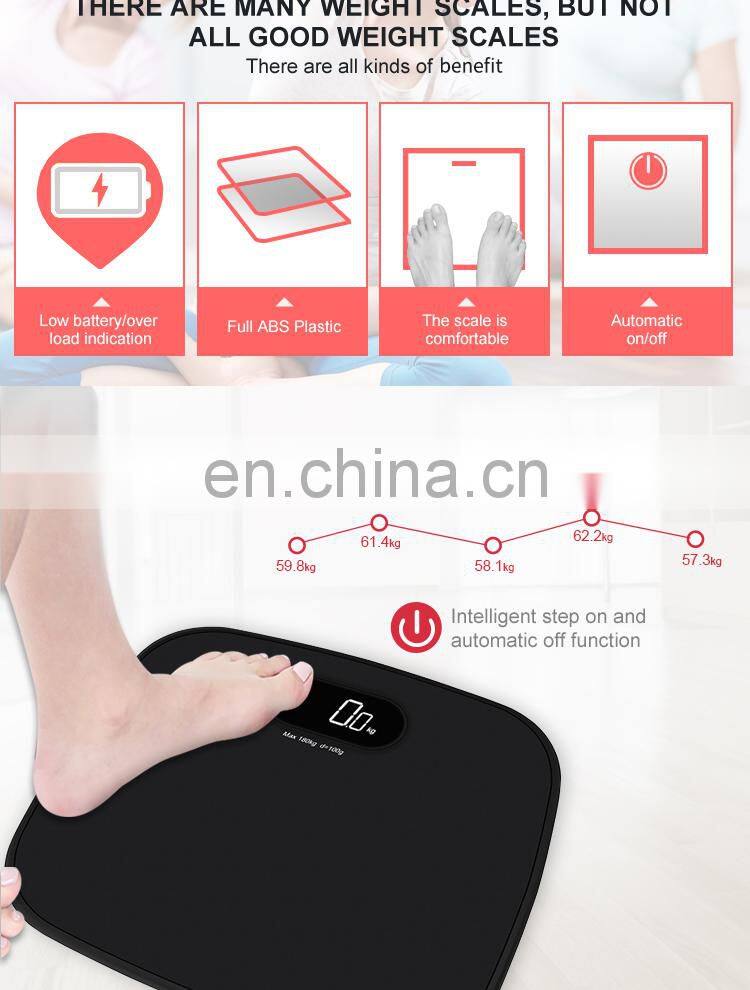 Accurate LED Display Load Cell Sensor Part Bathroom Scale On 2020