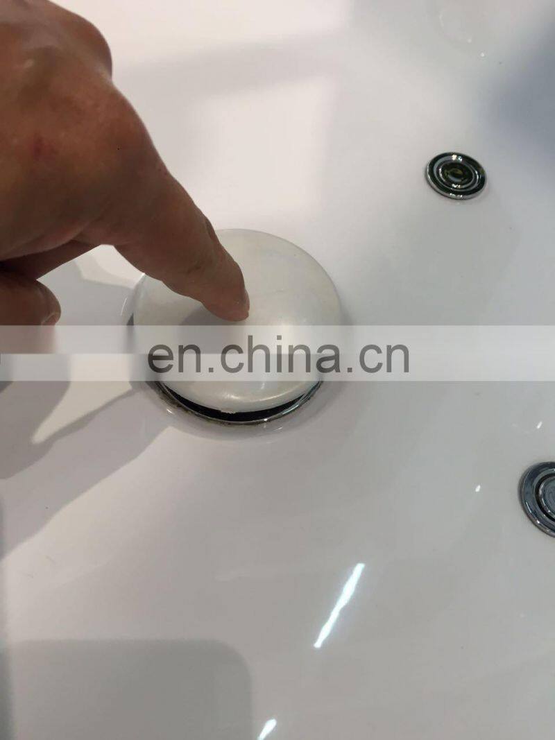 Brass Small Plug of Bathtub Push Drainer Bathtub Waste for Sanitary Drain
